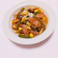 まあまま☆0403's cooksnap of when they made 給料日前を救済♪野菜ナポリタン.