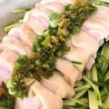 KAORULALA's cooksnap of when they made 簡単ヘルシー♪茹で鶏のネギソース.