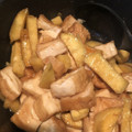 ぽにポニ's cooksnap of when they made 鍋で放置【薩摩芋と厚揚げの煮物】.