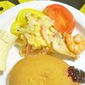 mmameco's cooksnap of when they made 新玉ねぎとベーコン＆たまご.