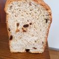 nao1469's cooksnap of when they made 中力粉で食パン　ぶどうパン.