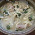 ＊ライカ犬＊'s cooksnap of when they made シチューをリメイク　つけ麺（うどん）.