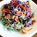クックS3KLCL☆'s cooksnap of when they made 麺は緑色☆紫キャベツの不思議な焼きそば♪.