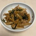 noacon's cooksnap of when they made ごぼうと大根の葉のきんぴら.