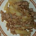 はるみかちん's cooksnap of when they made じゃがいもと鶏ひき肉の味噌バター炒め.