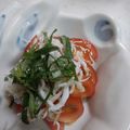 sweetminki's cooksnap of when they made 【農家のレシピ】トマトとしらすのサラダ.