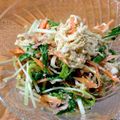 jakomama's cooksnap of when they made 簡単✨水菜と切り干し大根のサラダ.