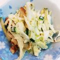 マーたん's cooksnap of when they made きゅうりとキャベツ、ちくわのサラダ.