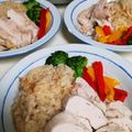 TUBE⭐RIDER's cooksnap of when they made 炊飯器で作るシンガポールチキンライス.
