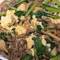 ｅｌｅｓｔａｌ's cooksnap of when they made 小松菜と牛肉の炒めもの.