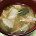リカト's cooksnap of when they made えのき・かぶ・小松菜の味噌汁♪.