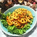 虹色♪︎ちゅーりっぷ's cooksnap of when they made れんこんのきんぴらカレー風味.