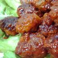 yuzukomachi's cooksnap of when they made うちのふんわり肉団子♪ミニハンバーグか？.