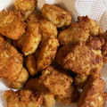 ＊あおママ＊'s cooksnap of when they made ミンチと豆腐の落とし揚げ♡.
