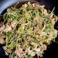 タケハルナ's cooksnap of when they made 豆苗と豚肉のポン酢炒め.