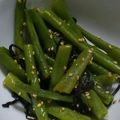 ヨシヨッシー's cooksnap of when they made 超超超簡単!いんげんの塩昆布和え.