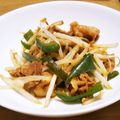 あ～ちゃんさ～ちゃん's cooksnap of when they made ピーマンともやしのピリ辛炒め.