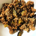 クックミッコ☆'s cooksnap of when they made なすとひき肉のみそ炒め.
