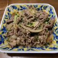 わっきー0424's cooksnap of when they made 牛肉と豆苗の中華炒め.