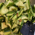 Tiny♡'s cooksnap of when they made きゅうりの韓国風簡単漬物.