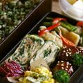 ガメコ's cooksnap of when they made カニカマとホウレン草の卵焼き.