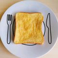 ほろぴ's cooksnap of when they made おひとりさまのメープル粉チトースト.