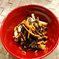 2michi's cooksnap of when they made ひじきと人参とちくわの柚子胡椒和え.