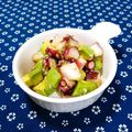 ｍａｒｉ♪'s cooksnap of when they made ✿タコとアボカドのネギ梅和え✿.