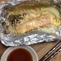 HomaRuu's cooksnap of when they made 鮭のホイル焼きマヨチーズ味☆話題入り☆.