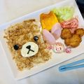 ryumi58's cooksnap of when they made 簡単キャラ弁✿リラックマのおかかごはん.