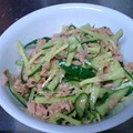 こうみゆう's cooksnap of when they made 夏向き！きゅうりとツナの簡単和え物。.