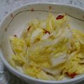 クック6DDPP8☆'s cooksnap of when they made 袋で簡単＊白菜の浅漬け.