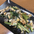 かつおkun's cooksnap of when they made 簡単☆しめ鯖と春菊の副菜☆炒めるだけ.