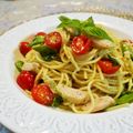 アイリッシュショコラ's cooksnap of when they made トマトとバジルの冷製パスタ.