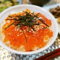 アイリッシュショコラ's cooksnap of when they made 簡単ごはん！いくら丼 3分.
