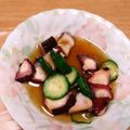 さおりくんさん's cooksnap of when they made 簡単！ポン酢でタコときゅうりの和物.