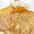 クックみゅーみゅー's cooksnap of when they made 豚ヒレ肉のポワレ　～りんご添え～.