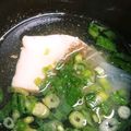 emiky's cooksnap of when they made たらのお吸い物.