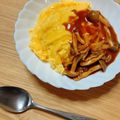 ひぐぴよ's cooksnap of when they made ちょー簡単！デミグラスソースオムライス.