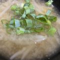 no1642's cooksnap of when they made もやしの味噌汁.