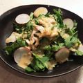 MizuhoBank's cooksnap of when they made 春菊と鶏むね肉のサラダ.
