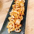 mikko6's cooksnap of when they made あげレンコンのキムチあえ.