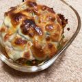 ねこドーナツ's cooksnap of when they made 黄金比で簡単♡餃子の皮でラザニア風.
