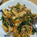 mikimaru27's cooksnap of when they made 厚揚げと小松菜の挽き肉炒め♪簡単調合.