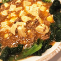 のりまりん's cooksnap of when they made ひき肉と豆腐のうま煮☆青梗菜リース.