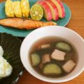 meple☆'s cooksnap of when they made myおかずスープ なすトマ＆ベーコン.