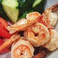 akiyuママ's cooksnap of when they made 見た目もOK海老塩焼きレモン風味♪.