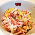 クックE662AA☆'s cooksnap of when they made カニカマコーンサラダ.