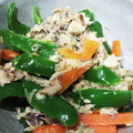 nonopeko's cooksnap of when they made レンジで！激ウマ！ピーマンと鯖缶のおかず.