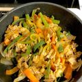 クックDQDLQV☆'s cooksnap of when they made 豚バラ肉といろいろ野菜のピリ辛中華炒め.